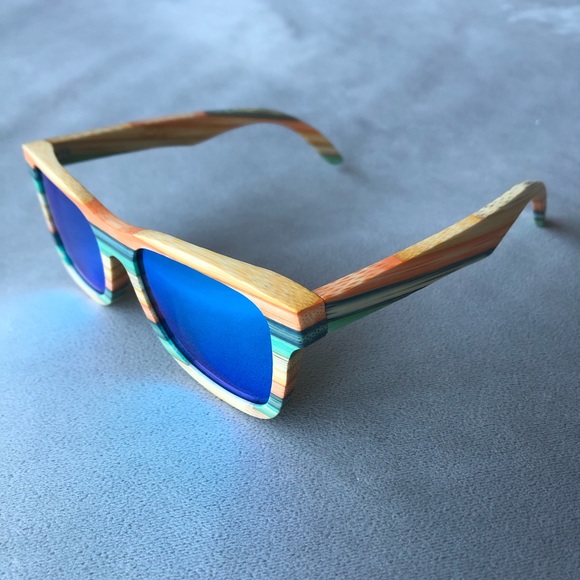 Other - Multi-Coloured Bamboo Sunglasses